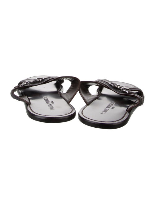 Louis Vuitton Leather Slides