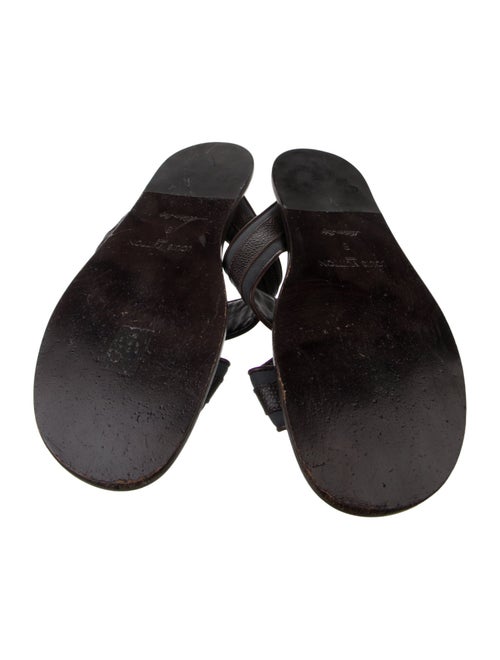Louis Vuitton Leather Slides