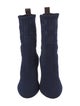 Louis Vuitton LV Monogram Embroidered Accent Sock Boots
