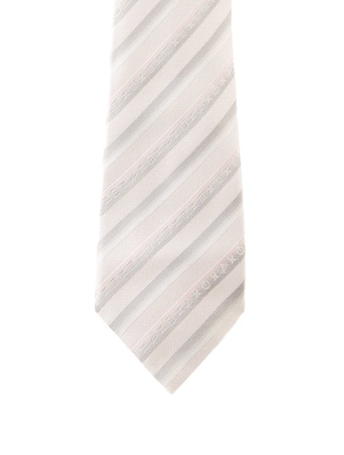 Louis Vuitton Pattern Print Silk Tie