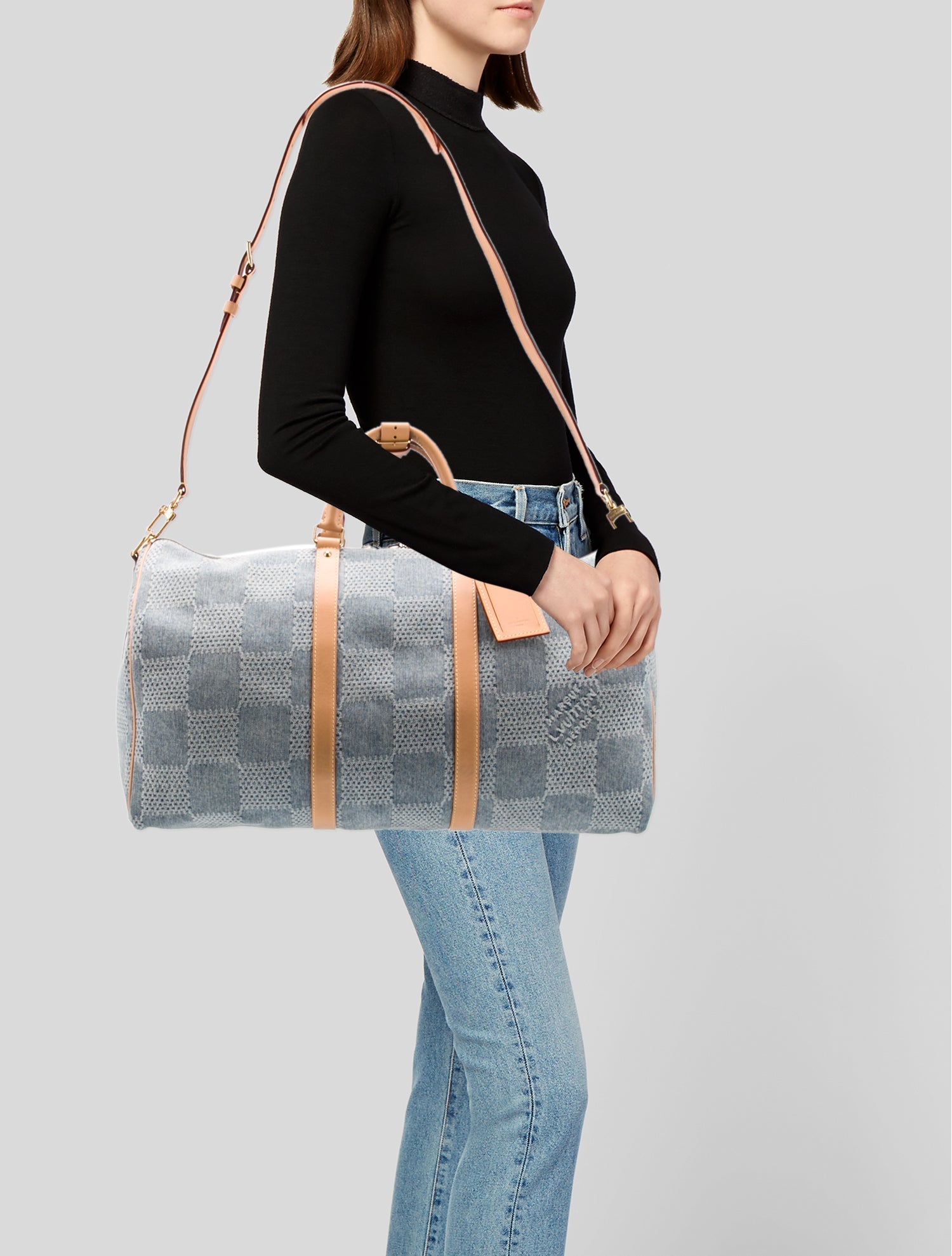 Louis Vuitton Denim Weekender Bag 2024