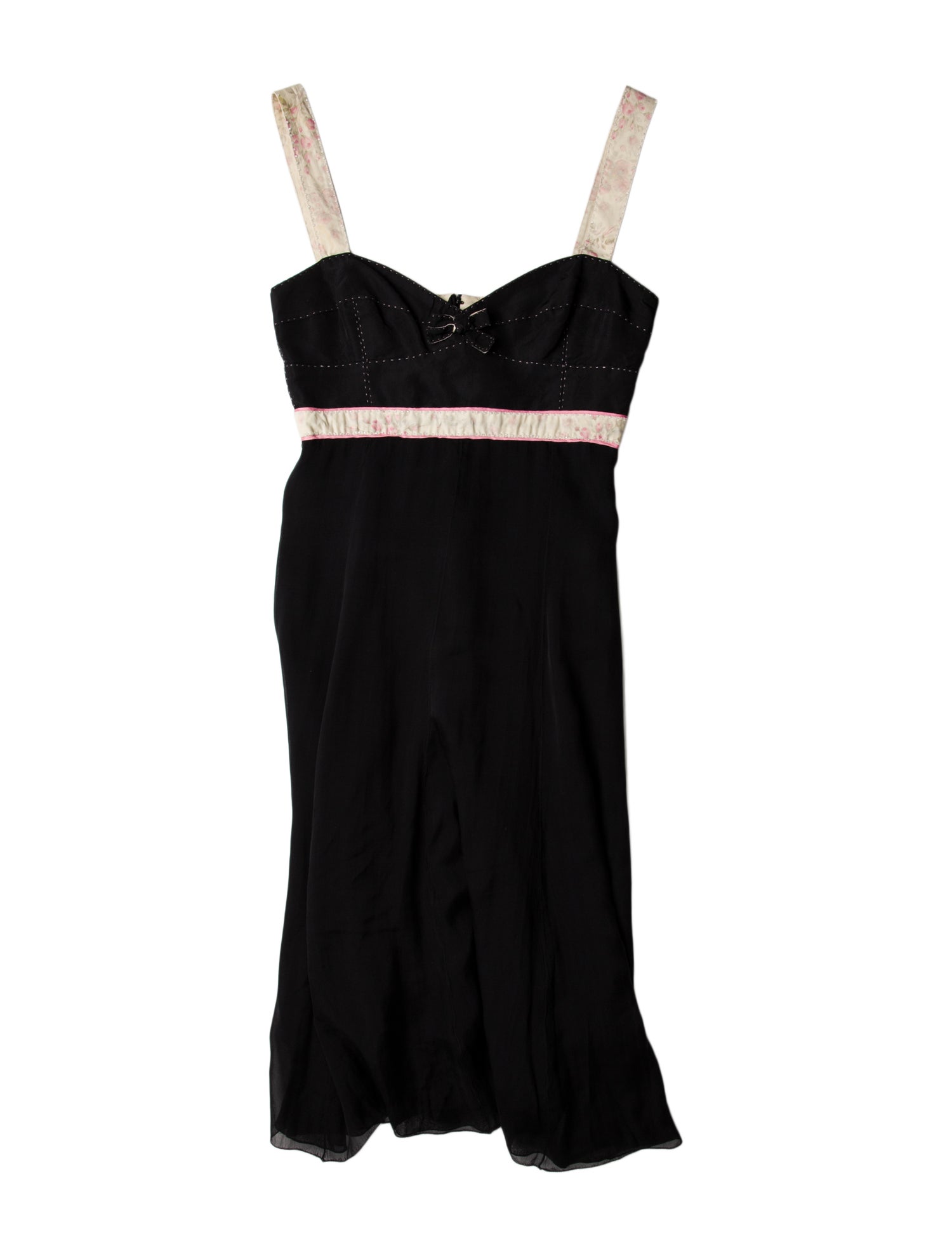 Louis Vuitton Late 1990's - Early 2000's Knee-Length Dress