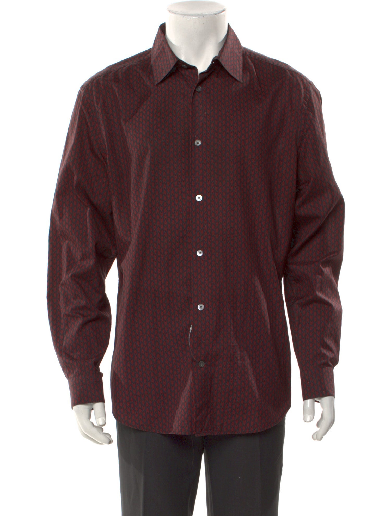 Louis Vuitton Polka Dot Print Long Sleeve Shirt