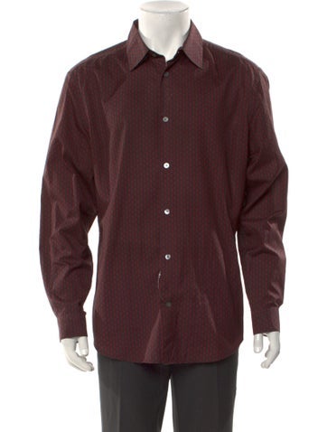 Louis Vuitton Casual Shirts Polka Dot Print Long Sleeve Shirt XXL