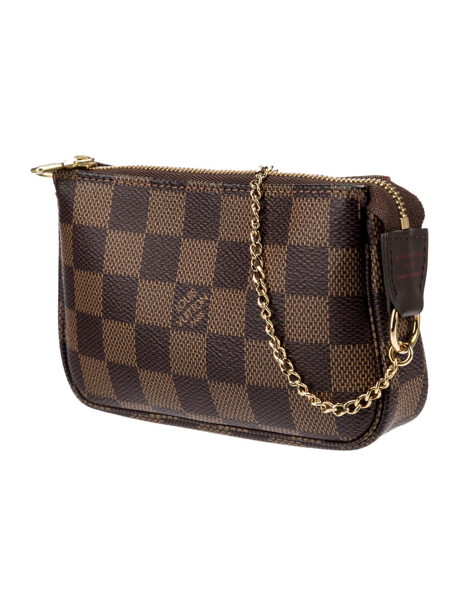 Louis Vuitton Damier Ebene Pochette Mini w/ Tags