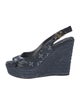 Louis Vuitton LV Monogram Denim Slingback Sandals