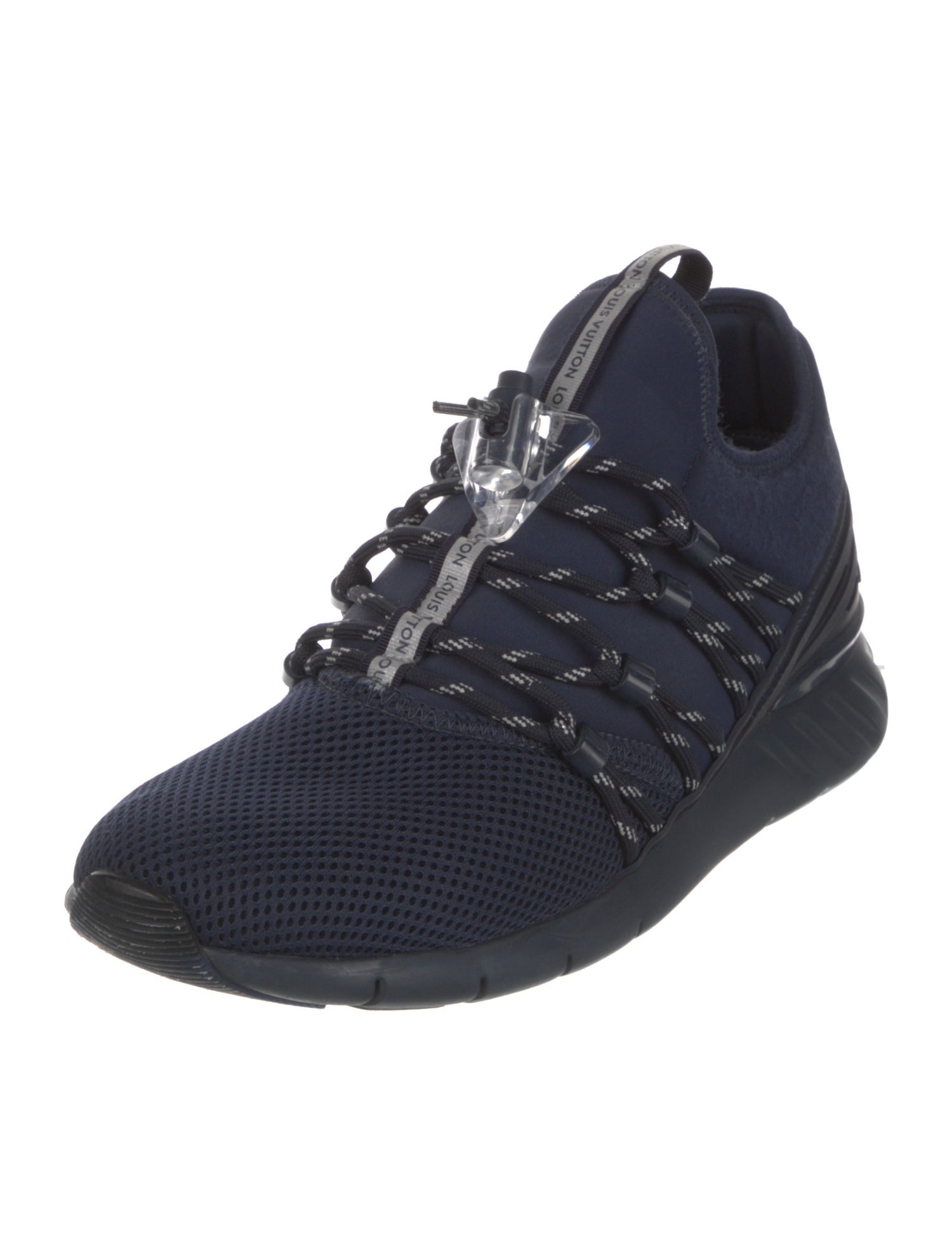 Louis Vuitton Mesh Mesh Accents Sneakers