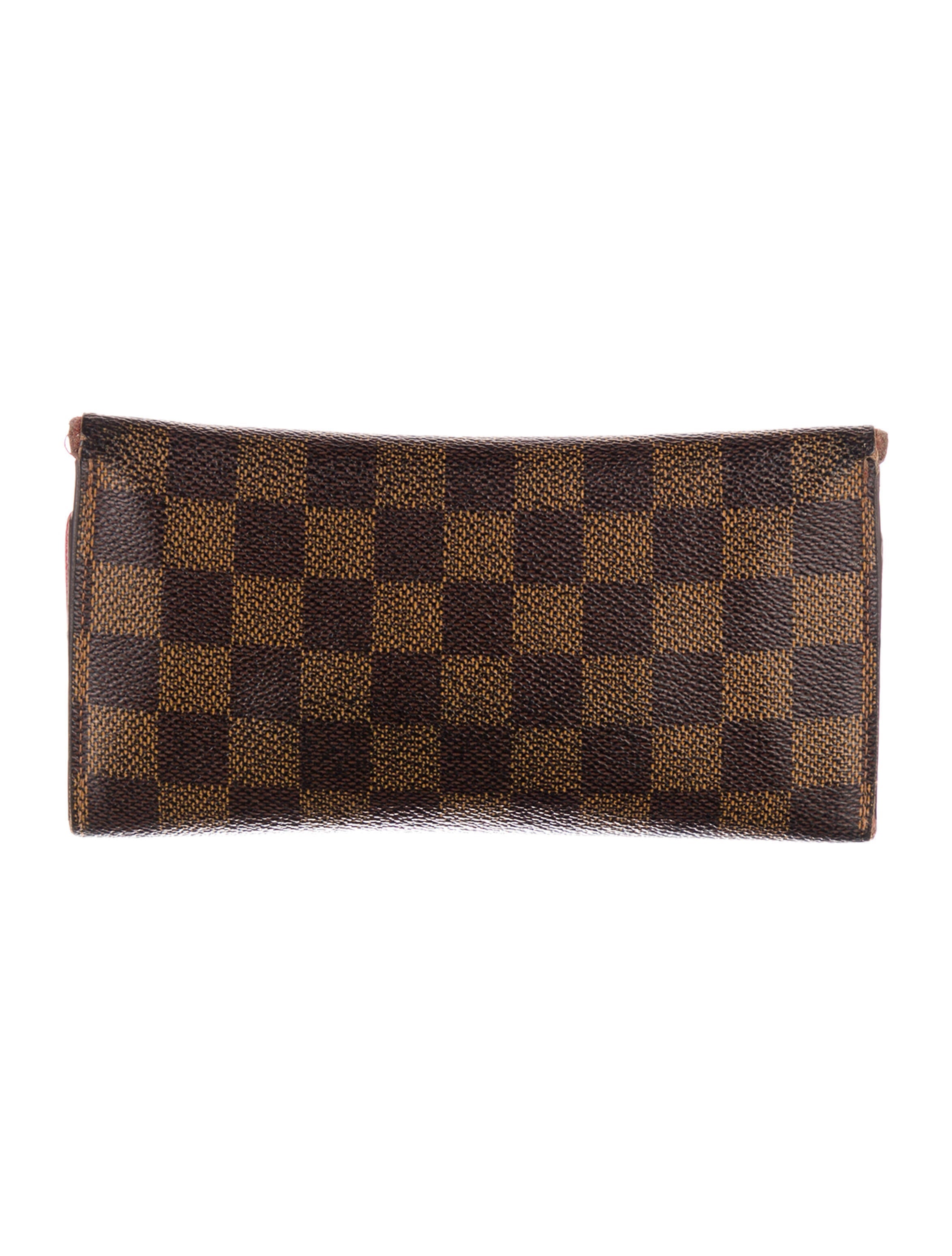 Louis Vuitton Damier Ebene Pattern Josephine Wallet