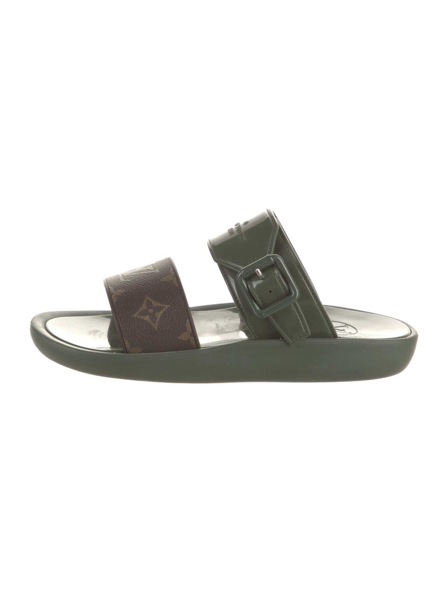 Louis Vuitton LV Monogram Rubber Slides