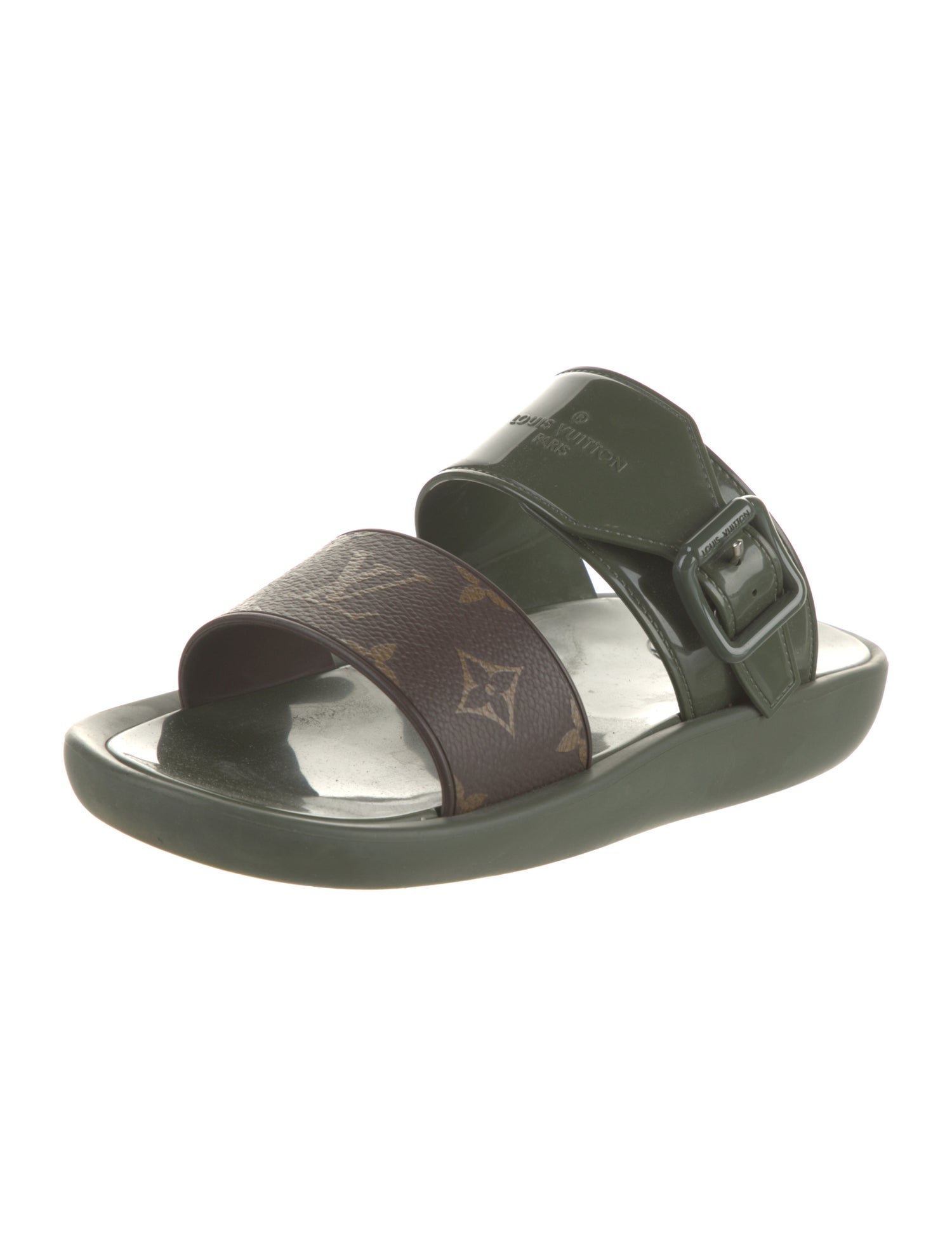 Louis Vuitton LV Monogram Rubber Slides