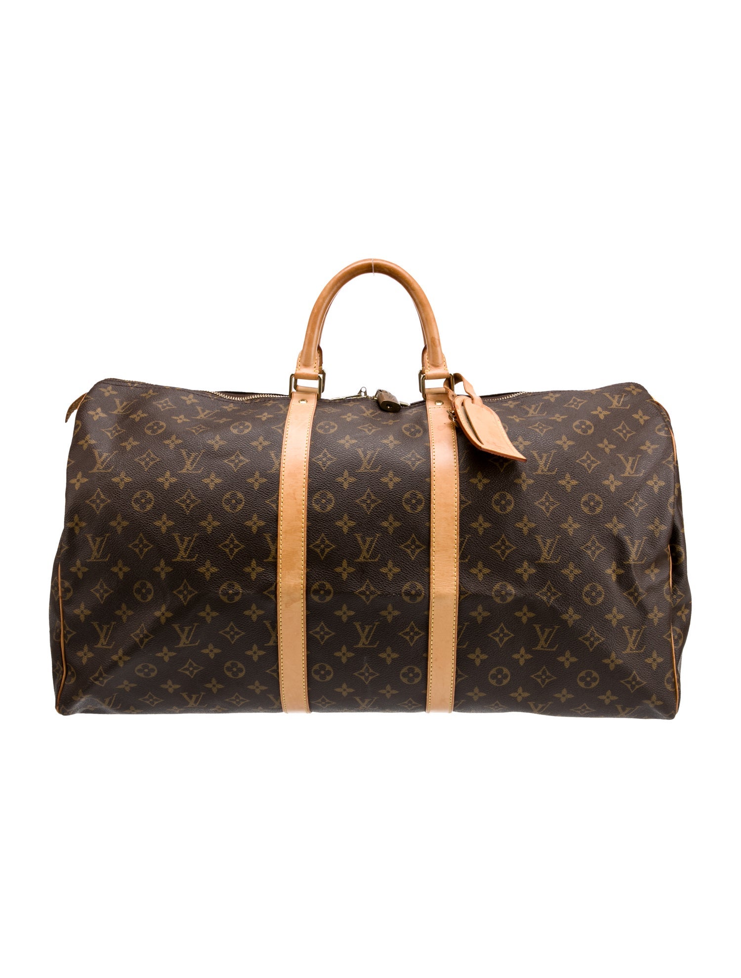 Louis Vuitton LV Monogram Keepall Bandouliere 55 Vintage