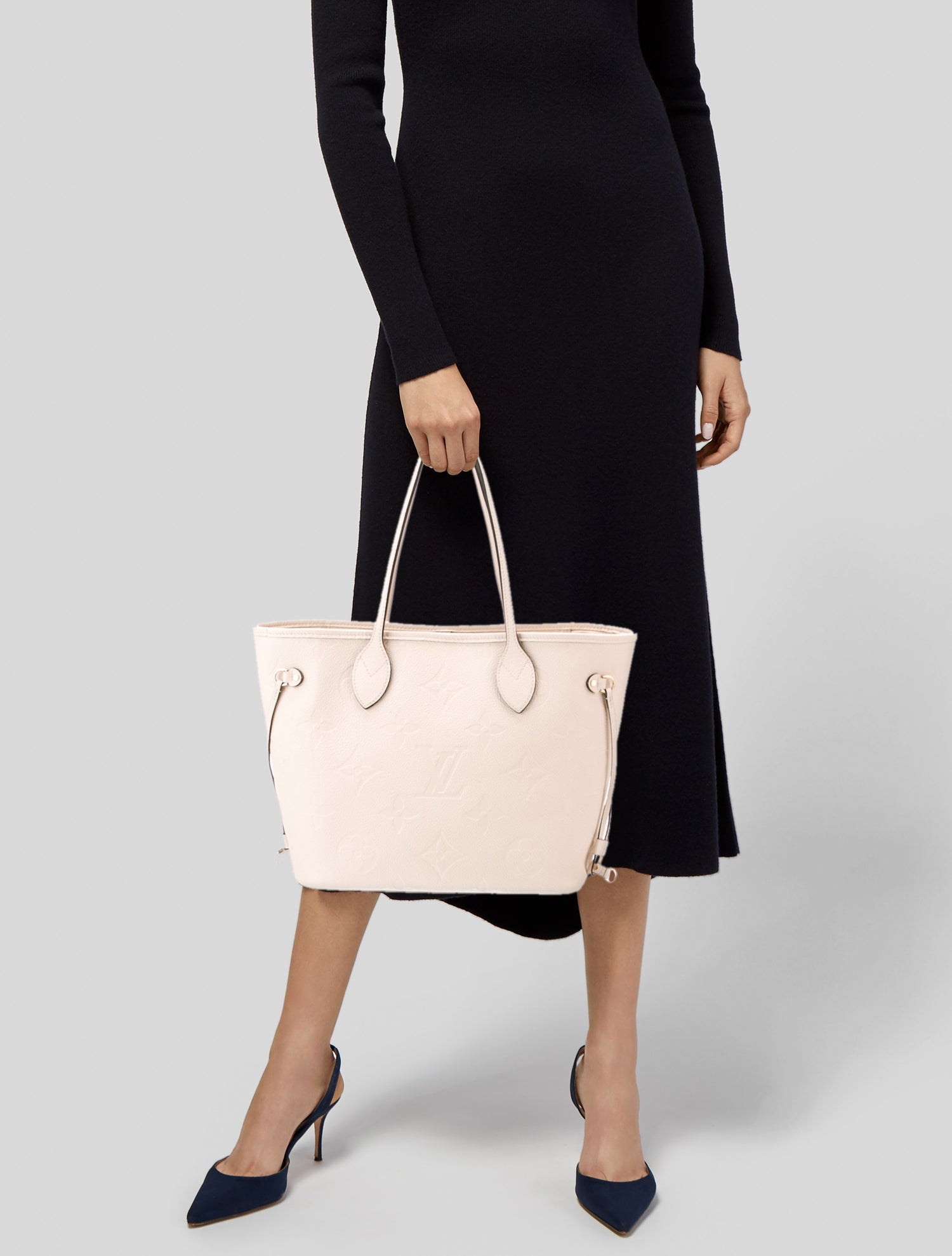 Louis Vuitton LV Monogram Neverfull w/Pouch MM