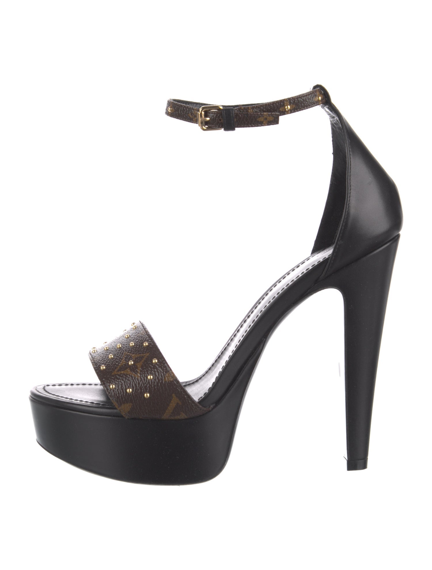 Louis Vuitton LV Monogram Leather Sandals