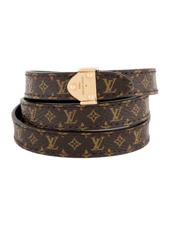 Louis Vuitton Monogram Canvas Triple Wrap Bracelet