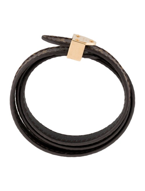 Louis Vuitton Monogram Canvas Triple Wrap Bracelet
