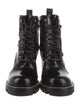 Louis Vuitton LV Monogram Patent Leather Lace-Up Boots