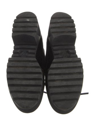 Louis Vuitton LV Monogram Suede Combat Boots