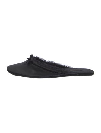Louis Vuitton Satin Mesh Accents Slippers