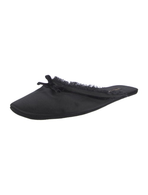 Louis Vuitton Satin Mesh Accents Slippers