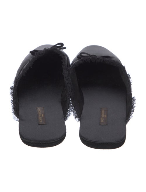 Louis Vuitton Satin Mesh Accents Slippers