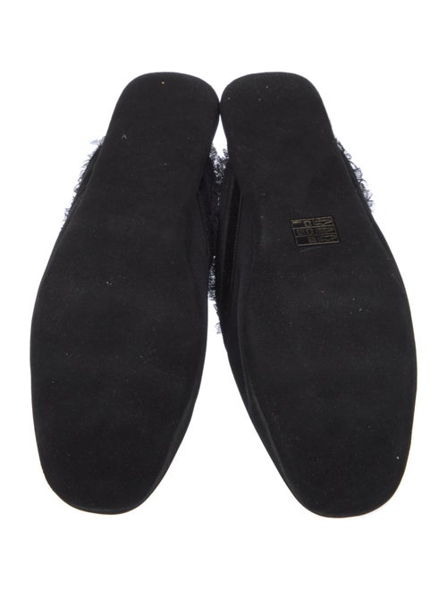 Louis Vuitton Satin Mesh Accents Slippers