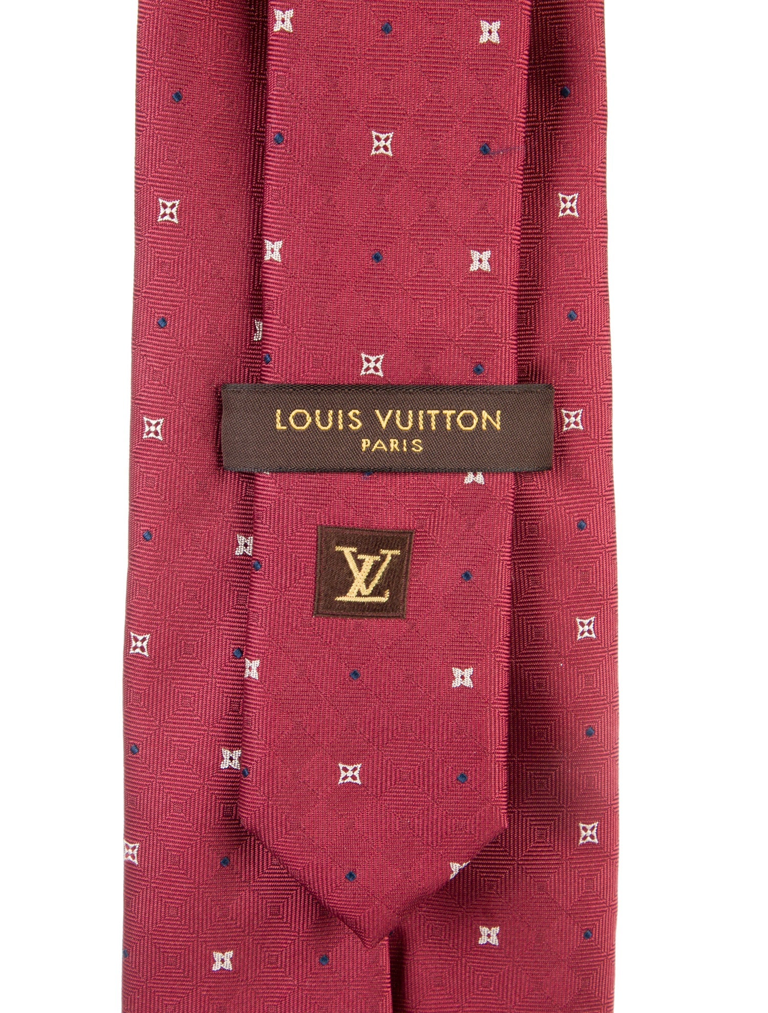 Louis Vuitton Patterned Silk Tie