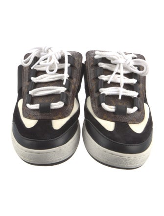 Louis Vuitton LV Monogram Suede Mules