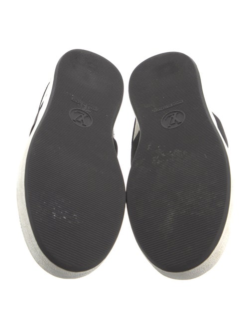 Louis Vuitton LV Monogram Suede Mules