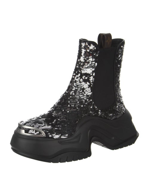 Louis Vuitton Sequins Chelsea Boots