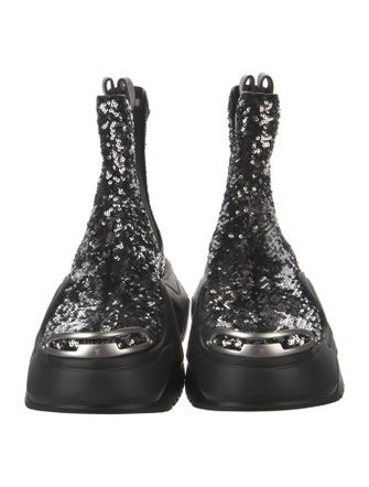 Louis Vuitton Sequins Chelsea Boots