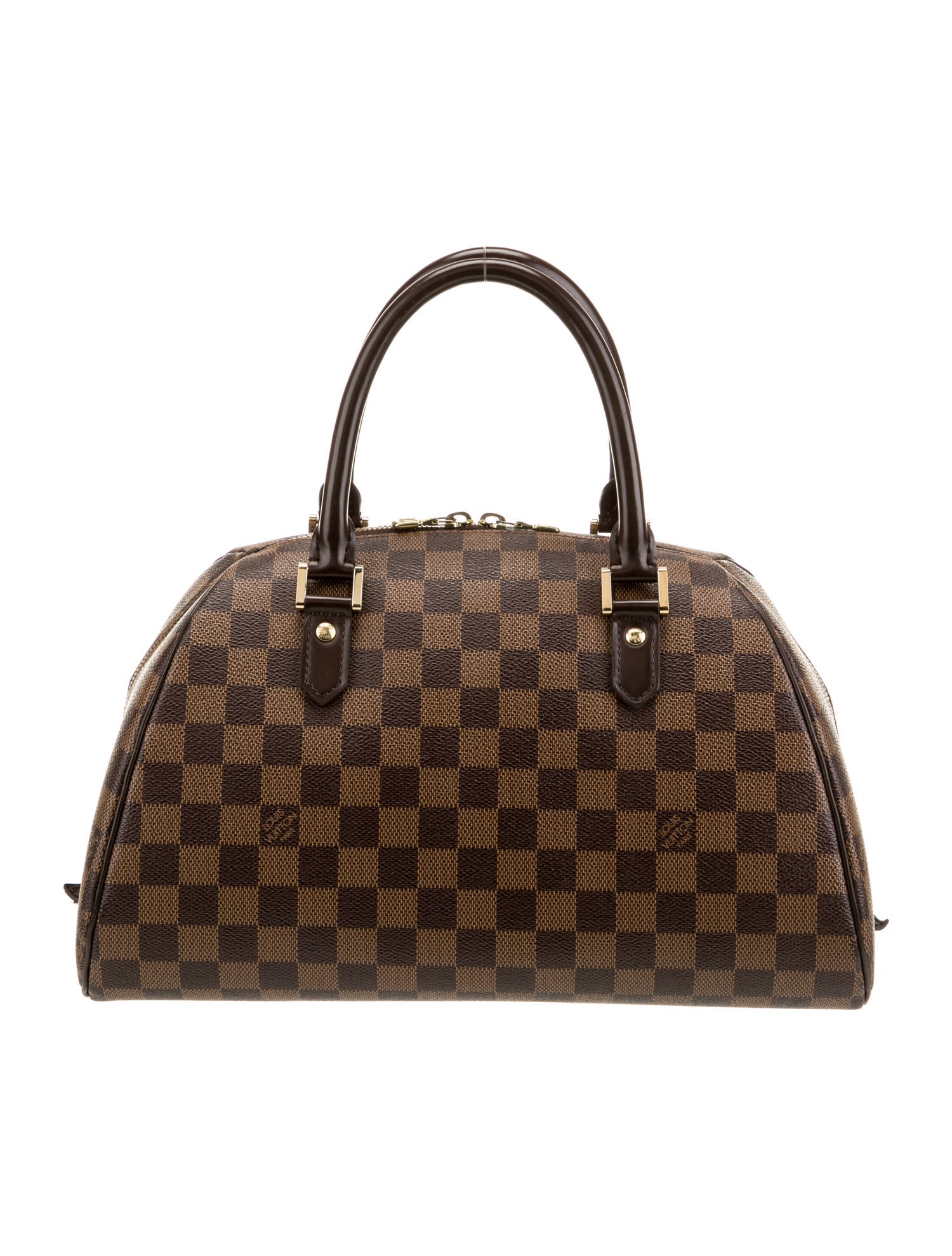 Louis Vuitton Damier Ebene Top Handle Bag MM Vintage