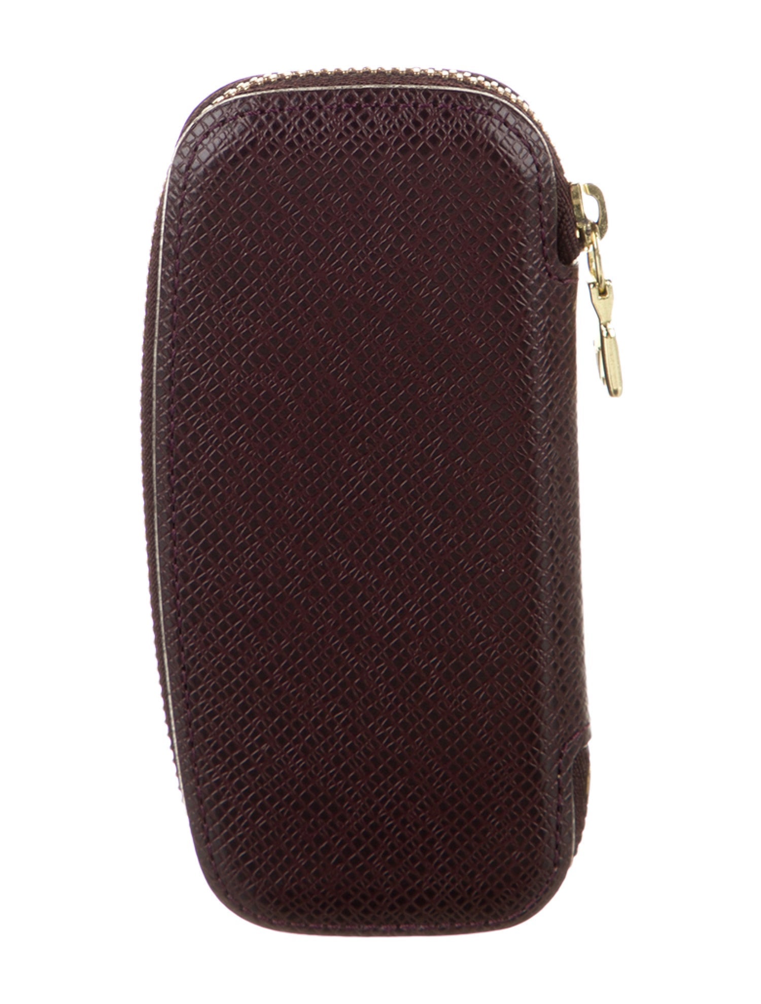 Louis Vuitton Taiga Leather Zip Around Multicles 4 Key Holder