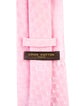 Louis Vuitton Pink Patterned Silk Necktie