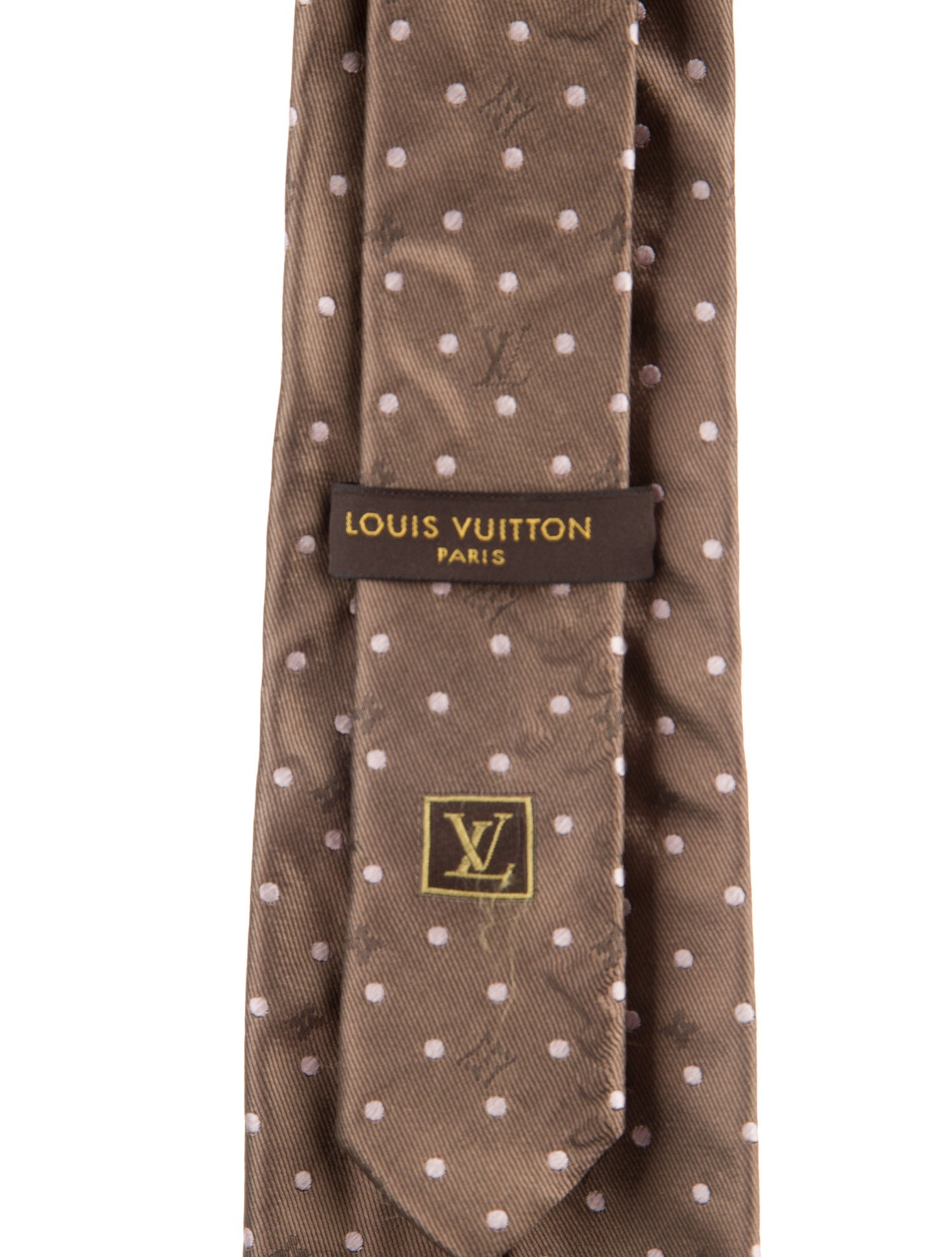 Louis Vuitton Printed Silk Tie