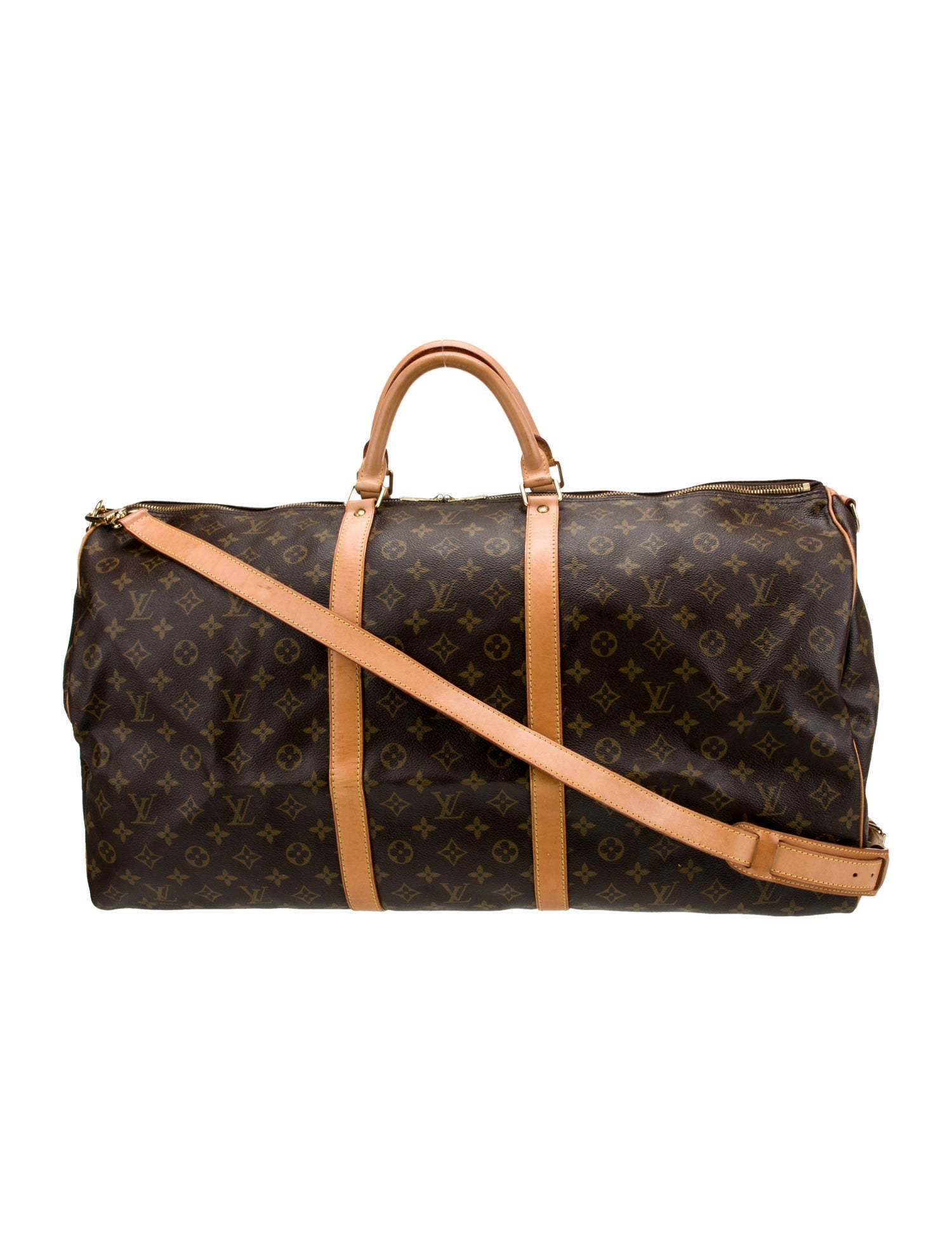 Louis Vuitton LV Monogram Keepall Bandouliere 60 Vintage