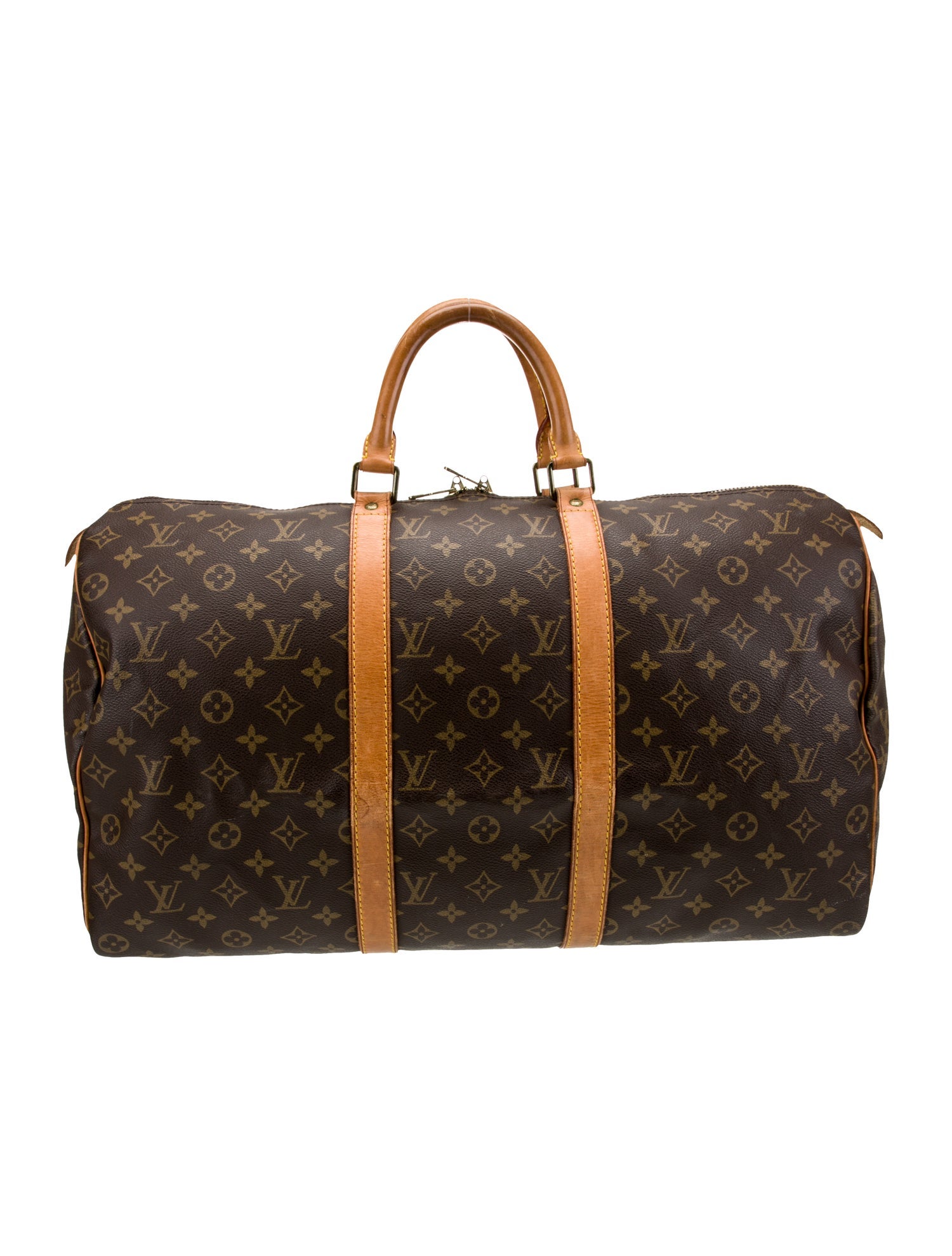 Louis Vuitton LV Monogram Keepall Bandouliere 50 Vintage