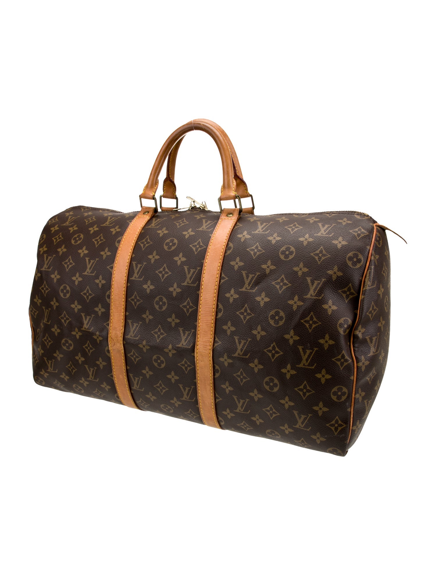 Louis Vuitton LV Monogram Keepall Bandouliere 50 Vintage
