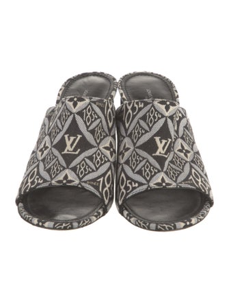 Louis Vuitton 2020 Canvas Slides