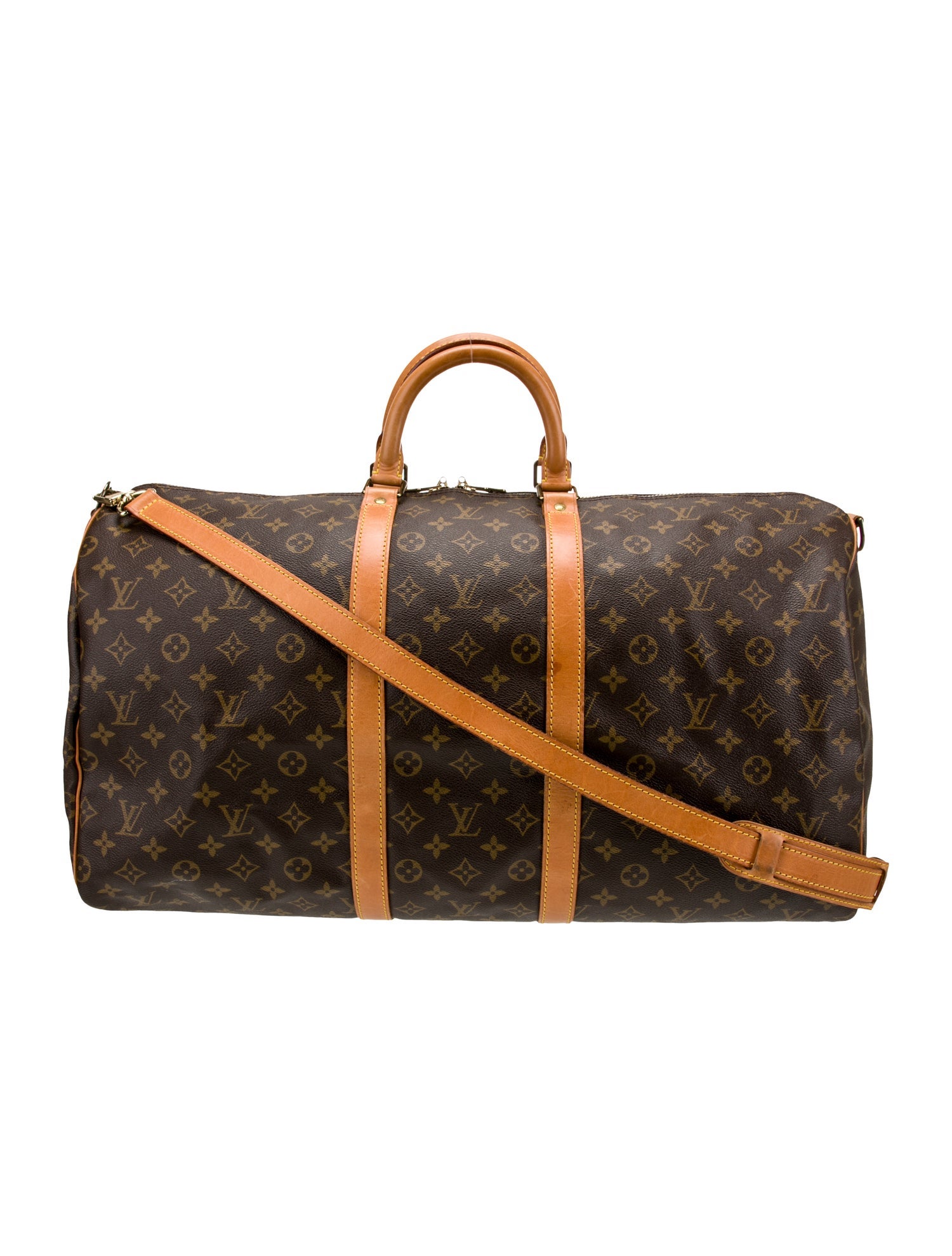 Louis Vuitton LV Monogram Keepall Bandouliere 55 Vintage
