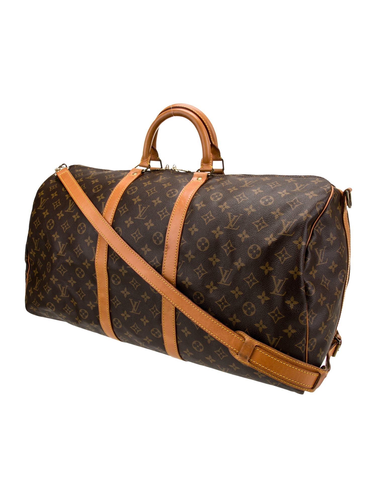 Louis Vuitton LV Monogram Keepall Bandouliere 55 Vintage