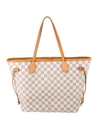 Louis Vuitton Damier Azur Neverfull w/Pouch MM