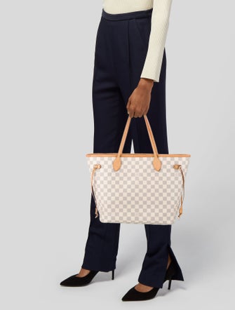 Louis Vuitton Damier Azur Neverfull w/Pouch MM
