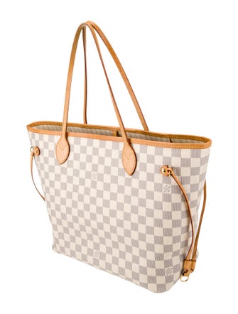 Louis Vuitton Damier Azur Neverfull w/Pouch MM