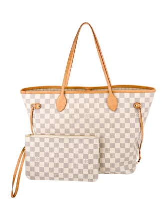 Louis Vuitton Damier Azur Neverfull w/Pouch MM