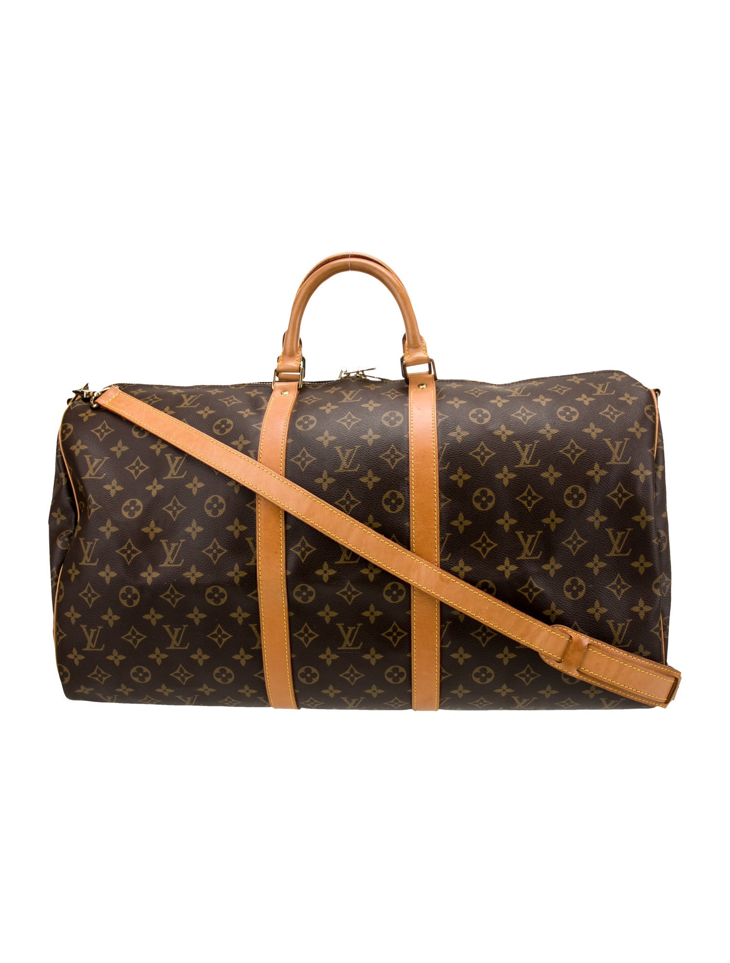 Louis Vuitton LV Monogram Keepall Bandouliere 55 Vintage