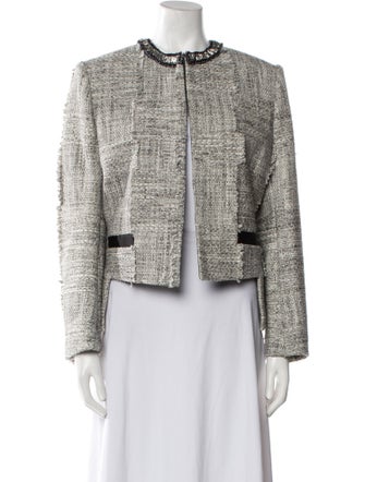 Louis Vuitton 2022 Tweed Pattern Evening Jacket