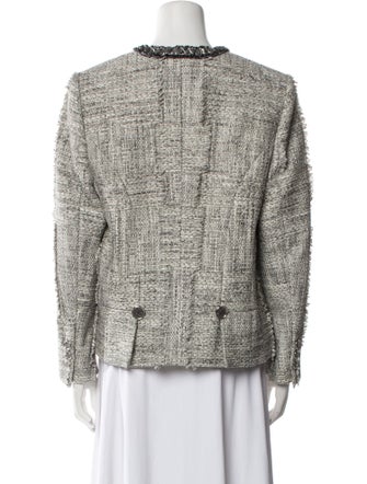 Louis Vuitton 2022 Tweed Pattern Evening Jacket