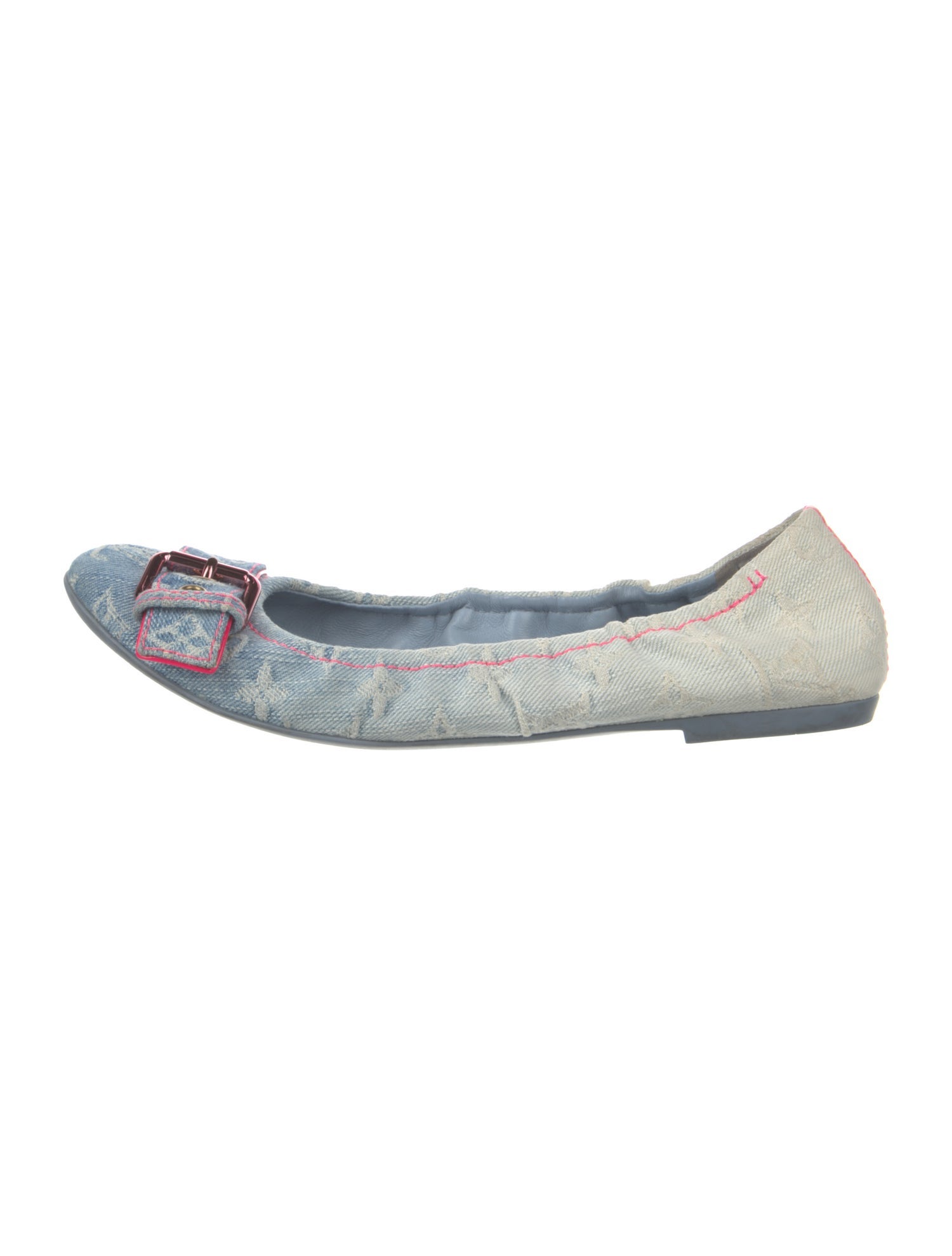 Louis Vuitton LV Monogram Denim Ballet Flats