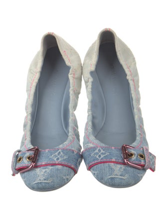 Louis Vuitton LV Monogram Denim Ballet Flats