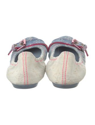 Louis Vuitton LV Monogram Denim Ballet Flats